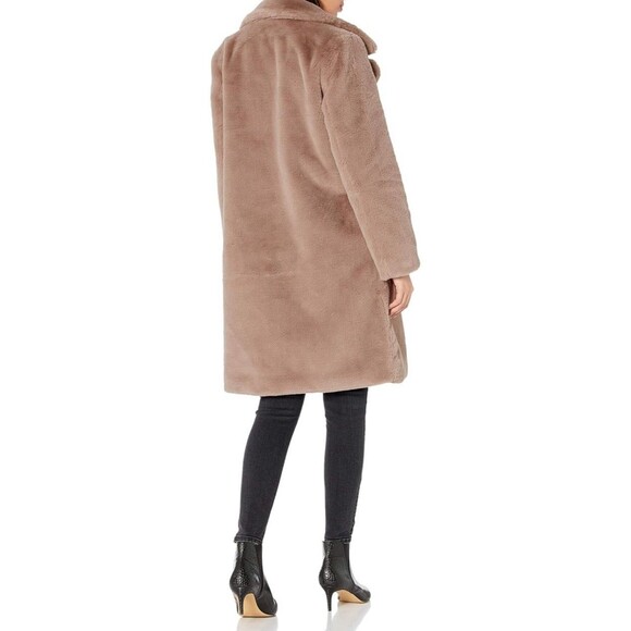 The Drop Women's Kiara Super Soft NWT Loose-Fit Long Faux Fur Coat Size Large - Picture 5 of 11